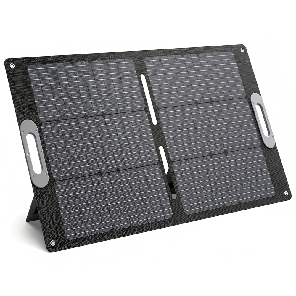 100W foldable camping solar charger for portable power stations