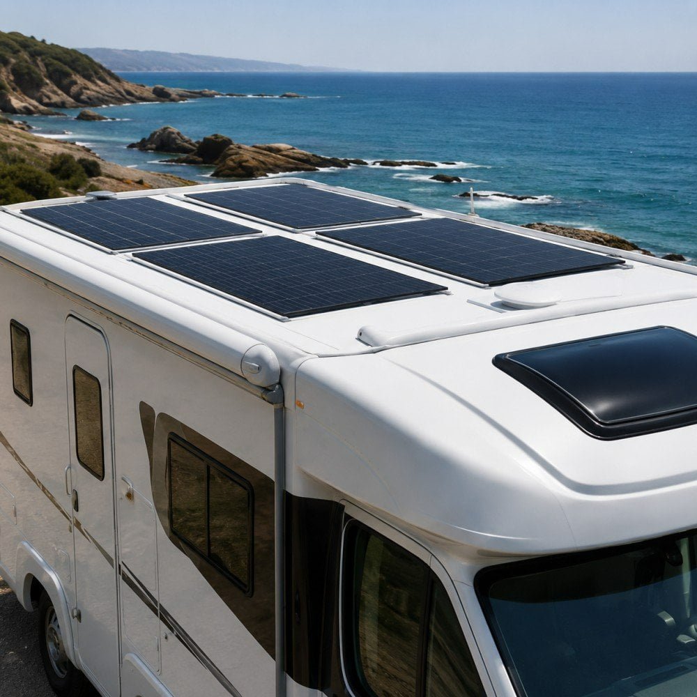 Flexible solar panel for RV marine and curved surface applications