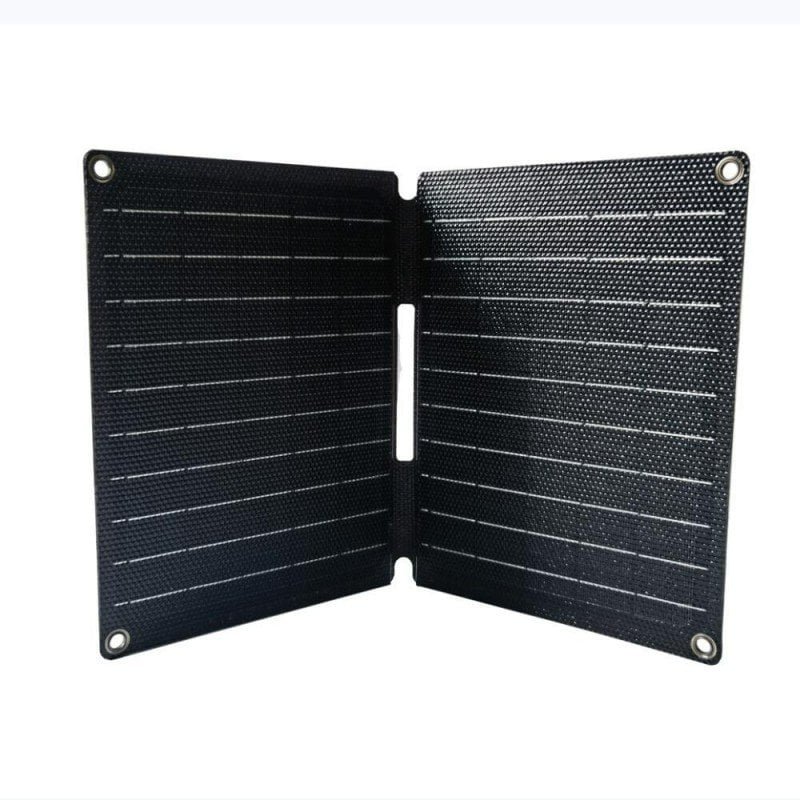 Foldable 15W solar charger for hiking and lightweight outdoor charging