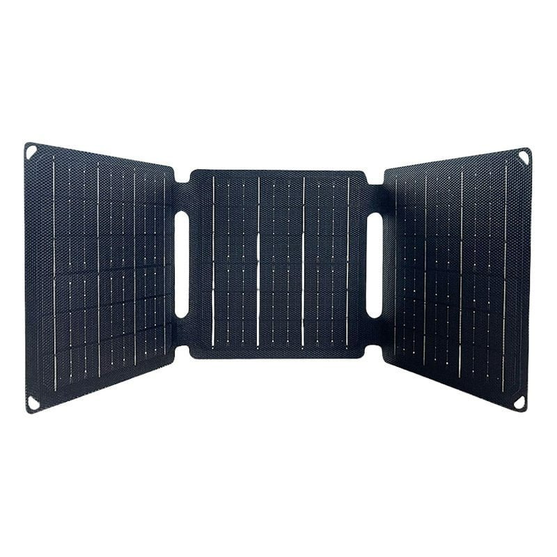 Foldable 20W solar charger for hiking and mobile outdoor power