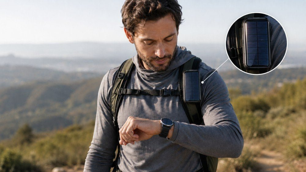 Custom solar module integration for wearable and portable smart devices