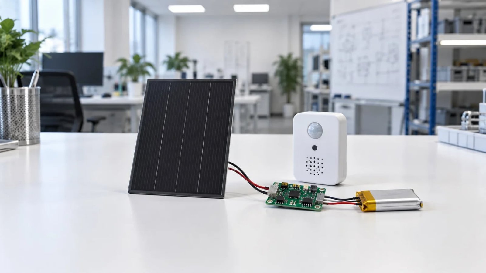 Indoor perovskite energy harvesting for IoT devices