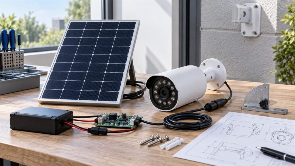 Solar Panels for Outdoor Security Cameras: OEM Design Factors