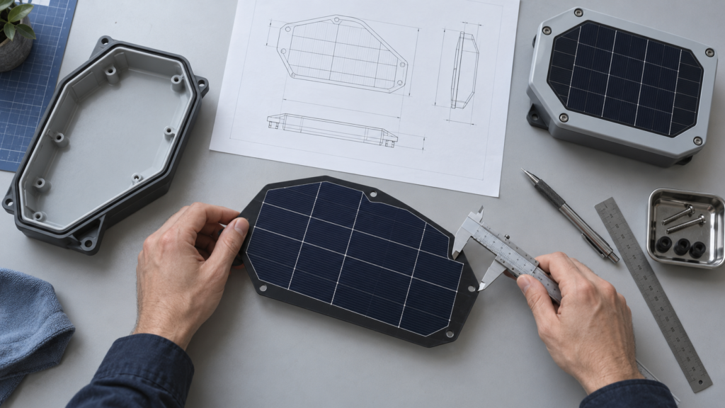 Designing Non-Rectangular Solar Panels for Product Enclosures