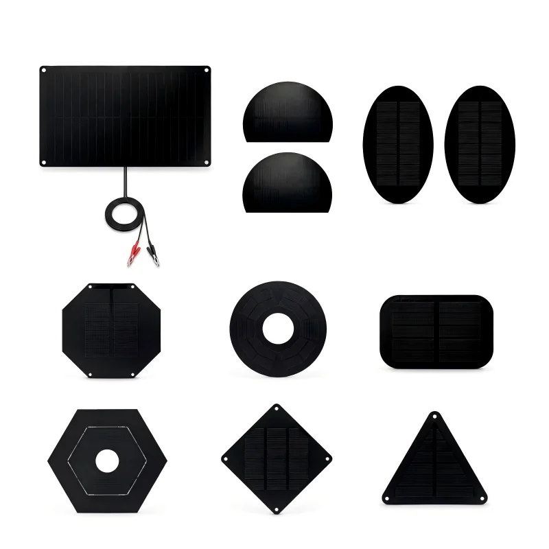 Small custom solar panel for compact outdoor electronics